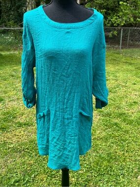 Umgee Teal Swimsuit Cover up
